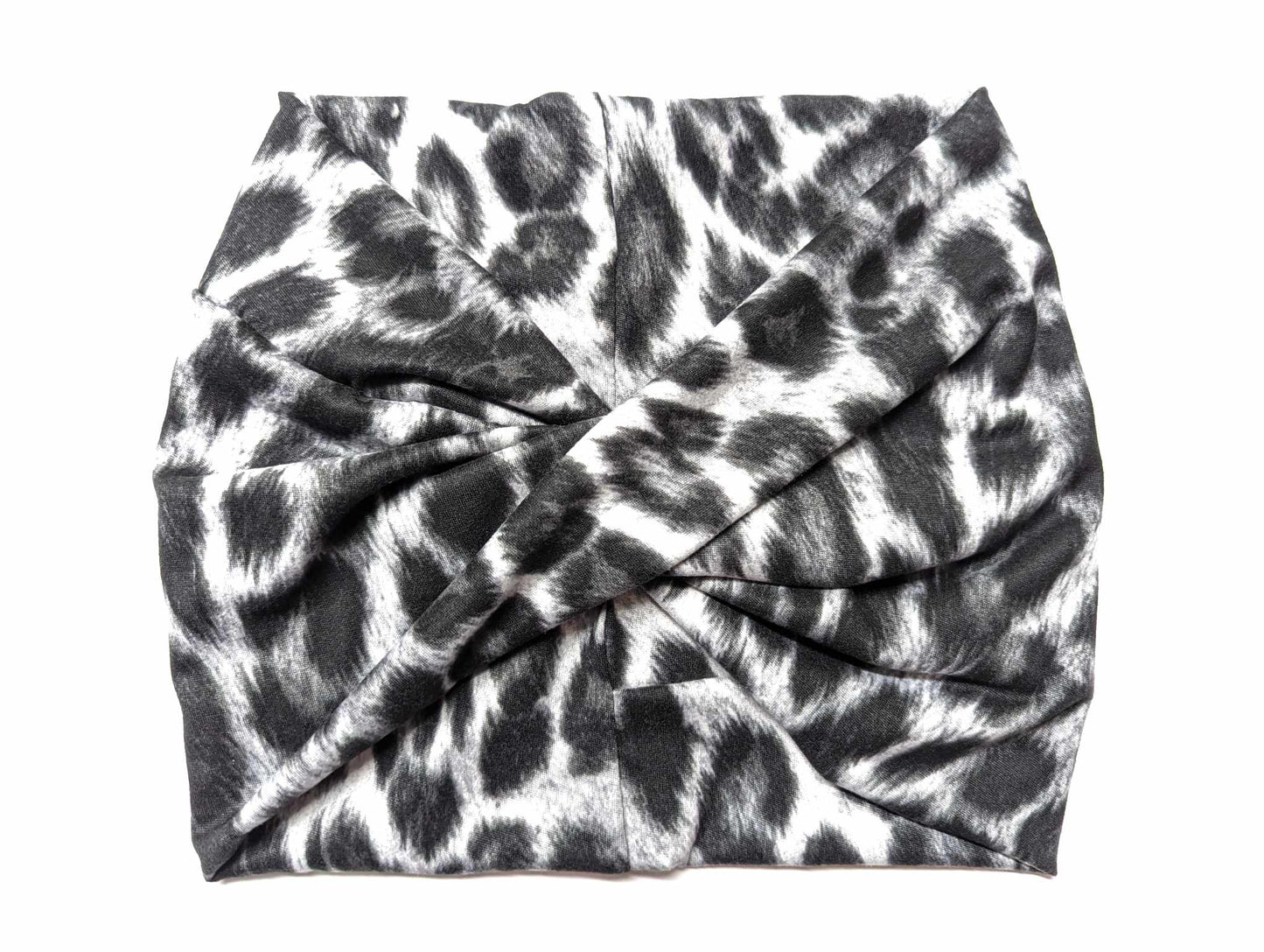 Snow Leopard wide Headband