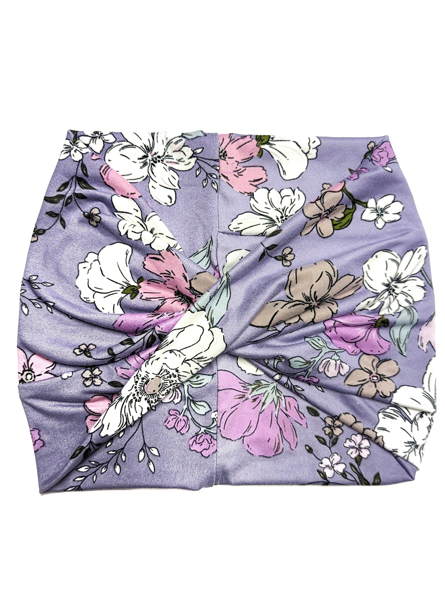 Lilac Floral wide Headband