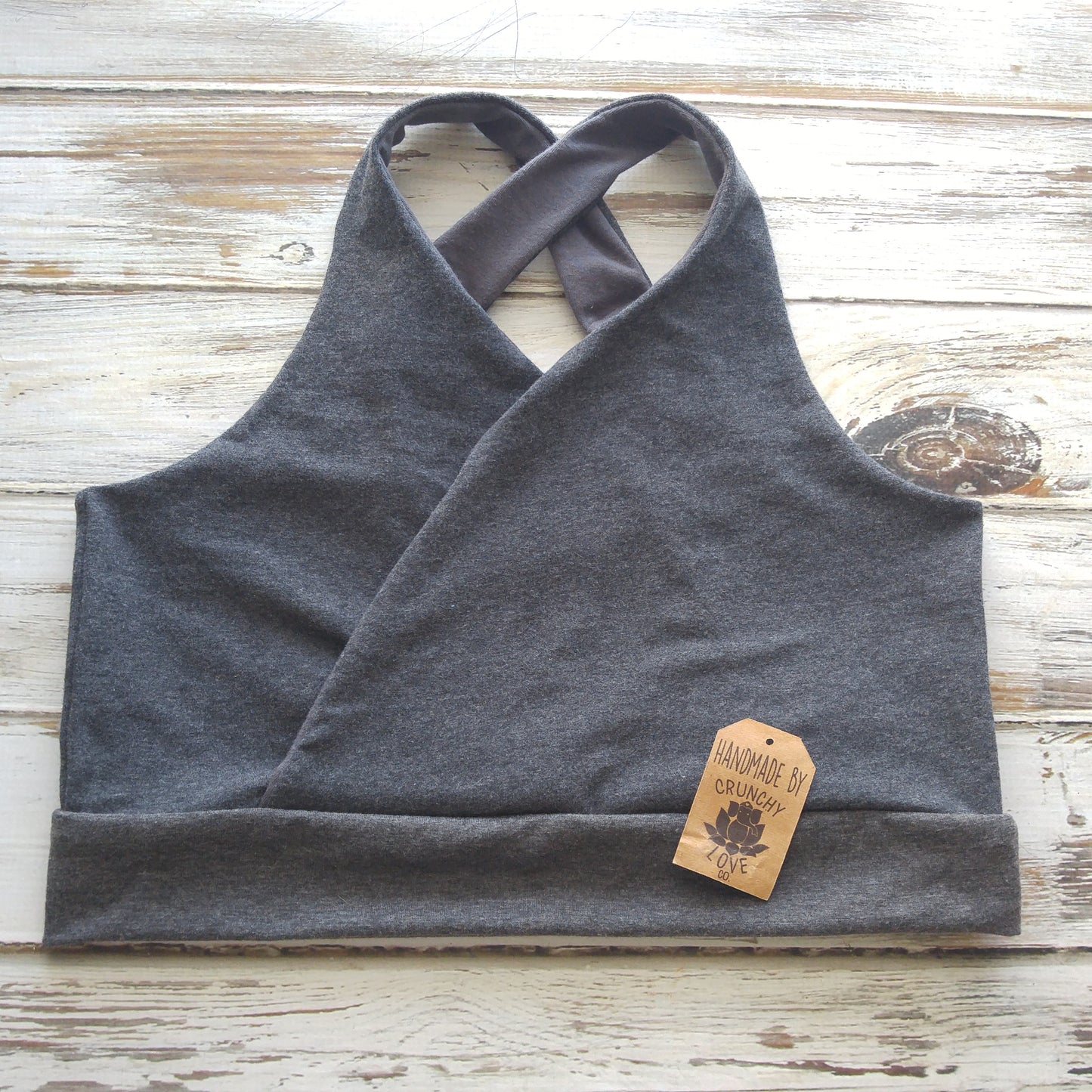 Lounge + Nursing Bra - Charcoal - Crunchy Love Co.