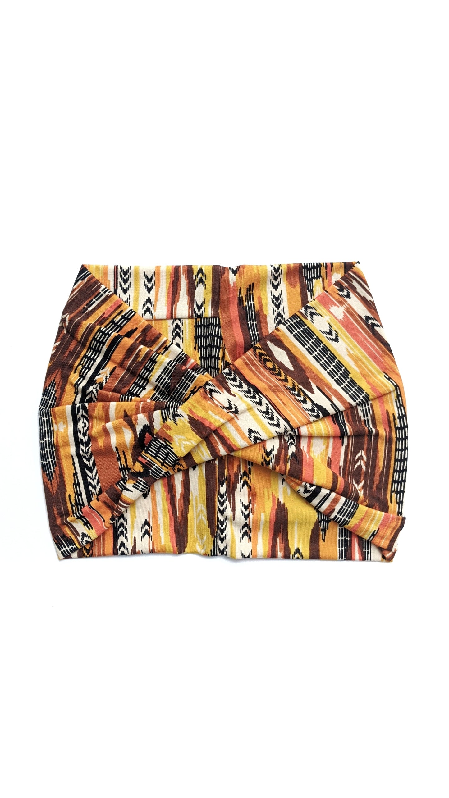 Autumn Stripes wide Headband