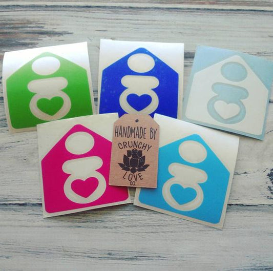 Home Birth Vinyl Decal - Crunchy Love Co.
