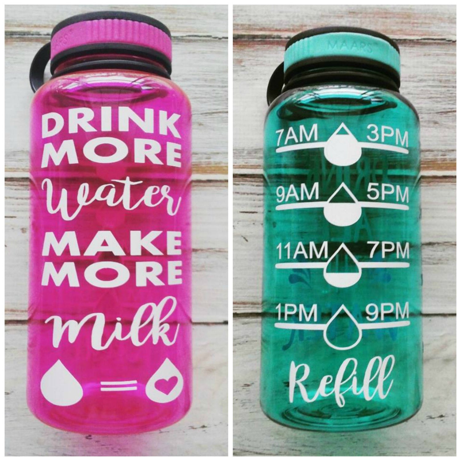 Drink more Water Make More Milk - 34 OZ. Jug - Crunchy Love Co.