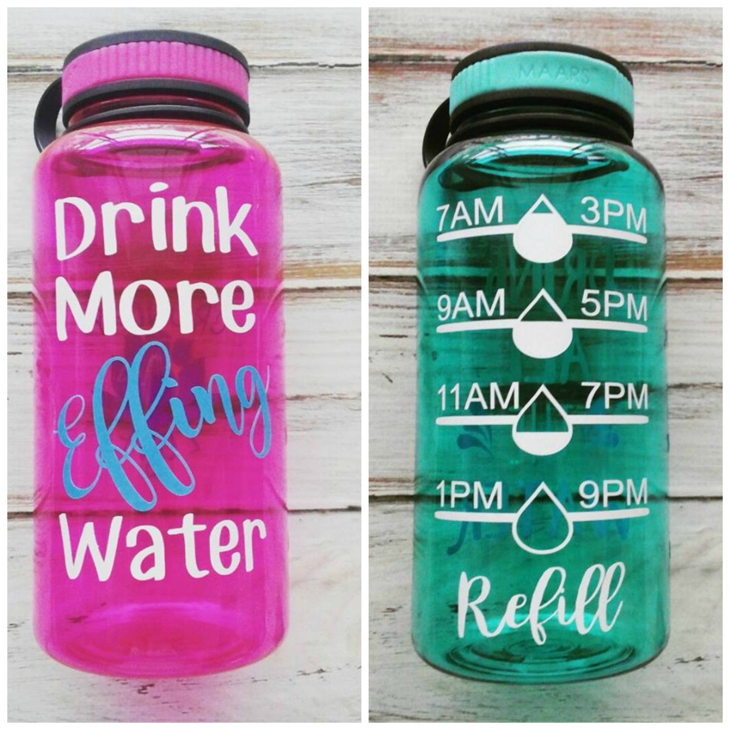 Drink more Effing Water - 34 OZ. Jug - Crunchy Love Co.