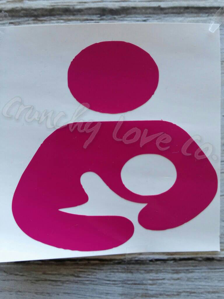 Breastfeeding Vinyl Decal - Crunchy Love Co.